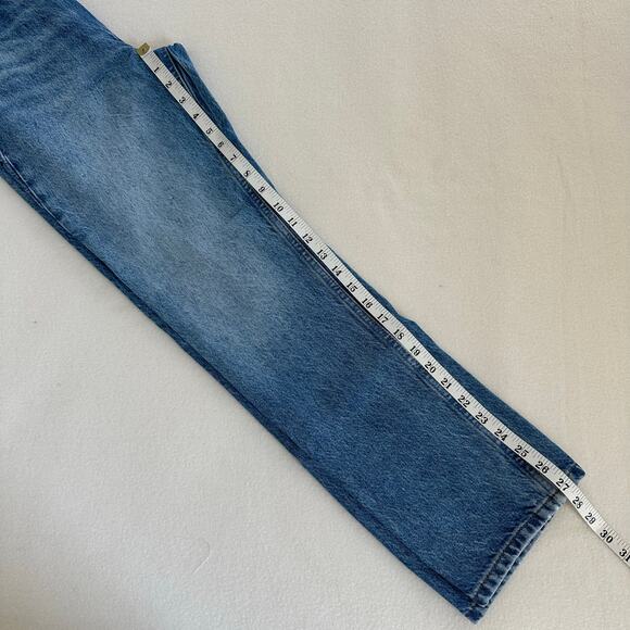 Reformation Cynthia High Rise Straight Jeans Medium Wash Size 24Wx27L - Picture 12 of 14
